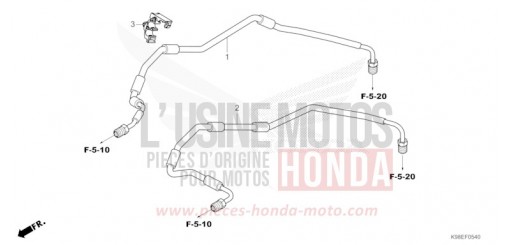 FRONT BRAKE PIPE CBF125NAM de 2021